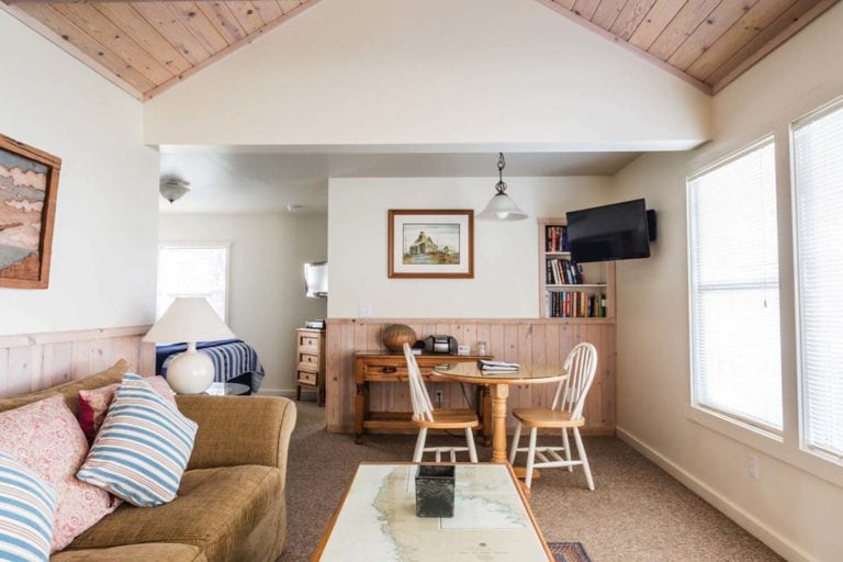 White Cottage Living Area